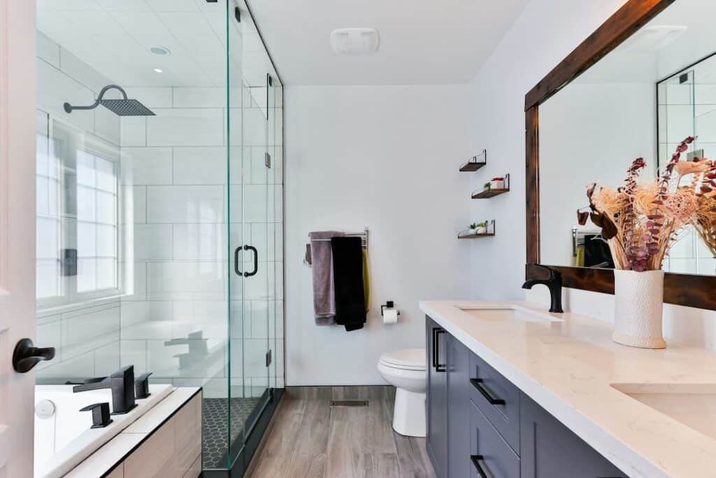 What are the latest trends in bathroom fixtures